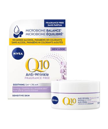 NIVEA Q10 Power Anti-wrinkle + Fragrance-free Moisturizer for Sensitive Skin 50ml Day Cream