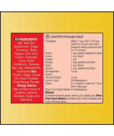 Shan Fruit Chaat 50g - Authentic Fruit Chaat Masala (Pack of 1) - Buy Online on GoSupps.com