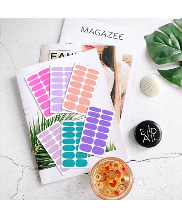 WOKOTO Solid Nail Wraps - 280 Pieces Nail Polish Stickers for Women, Full Nail Wraps Art Kit for Gel Polish Decals - Buy Online on GoSupps.com