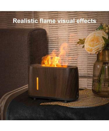 Shiawase Aroma Diffuser with Flame Effect | 240ml Essential Oil Humidifier with Remote Control | Long-Lasting Waterless Automatic Shut-Off - Buy Online on GoSupps.com