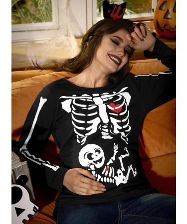 G and PL Halloween Maternity Top - Long Sleeve Funny Pregnancy Costume (S-XXL) - Buy Online on GoSupps.com