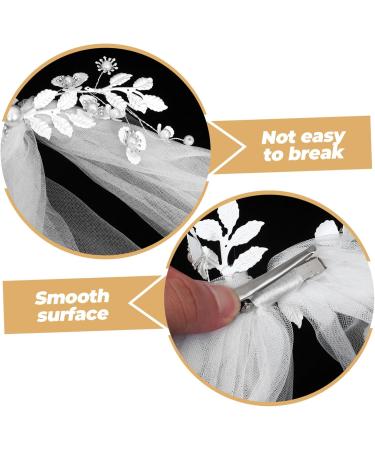 HAPINARY Tiara Pearl Yarn Wedding Veil Long Veil for Bride Wedding White Wedding Veil Wedding Veils for Brides Long Veil for Wedding Bridal Veil Veils for Women Wedding Veil for Brides - Buy Online on GoSupps.com