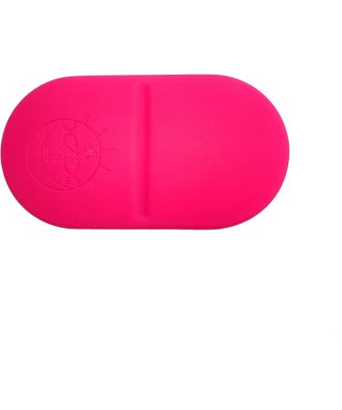 Six Compartment Portable Silicone Pill Box - Pink | Travel-Friendly & Durable | Ideal for Medication Organization - Buy Online on GoSupps.com