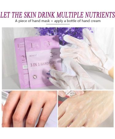 3-in-1 Hand Care Mask - Moisturizing Gloves & Repair Cream for Dry, Aging Hands - Buy Online on GoSupps.com