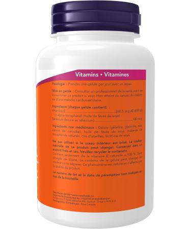 Now E-400 IU with Selenium 100gel - Buy Online on GoSupps.com