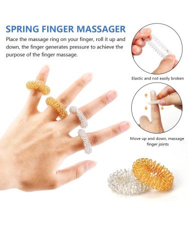 Buy Acupressure Balls & Massage Clips for Migraine Relief | Stress Relief & Blood Circulation - 2 Balls 4 Clips 6 Rings (3 Styles) - Buy Online on GoSupps.com