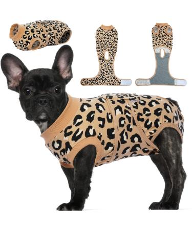Kuoser Dogebody after op op body dog Katzenbody dog body after castration male breathable dog body after op bitch e-neck band Alternative after dog body operation anti-wound licking op dog body xs dark brown - Buy Online on GoSupps.com