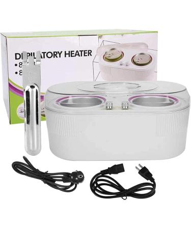 HSRG Double Pot Wax Therapy | Adjustable Temp Hair Removal Wax Device for Beauty & Skin Care - Buy Online on GoSupps.com