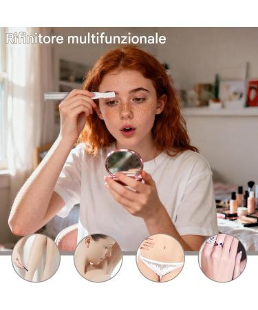 Raypontia Electric Eyelash Cutter for Women Electric Eyebrow Remover Silent Shaver for Face Legs Lips Body Girls - Buy Online on GoSupps.com