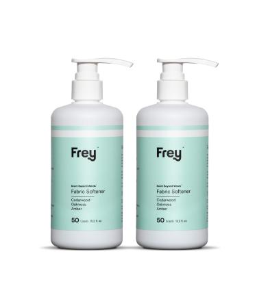 FREY Natural Liquid Fabric Softener - 2 Pack Fabric Conditioner Keeps Clothing Looking Feeling and Smelling Better (Cedarwood/Bold Fragrance)