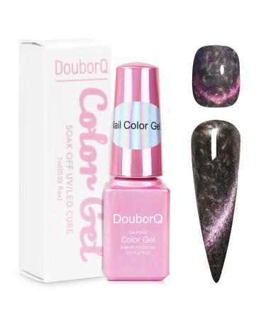 Cat Eye Glitter Gel Nail Polish Innovative Cat Eye Glitter Gel Nail Polish Aurora Nail DIY Art Design | Magnetic Gel Nail Polish Soak Off LED Lamp for Beginners DIY Manicure Kit