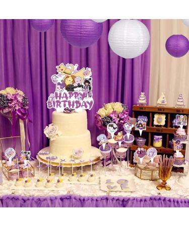  Plushies Cat Birthday Party Cake Topper 37Pcs Cartoon Cat-Themed Birthday Party Supplies Cartoon Theme Cupcake Decorations for Kids - Buy Online on GoSupps.com