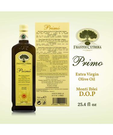 Frantoi Cutrera Extra Virgin Olive Oil 24.5 oz - Imported from Italy - 2 Pack - Premium Quality - Buy Online on GoSupps.com