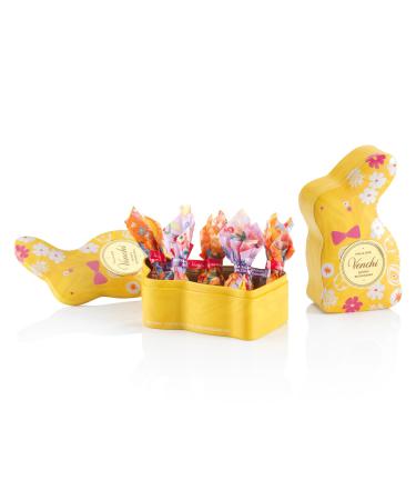 Venchi - Bo te en Forme de Lapin avec 6 ufs en Chocolat Saveurs Assorties avec "Noisettes Du Pi mont" Sans Gluten 66 gr Collection P ques Id e Cadeau