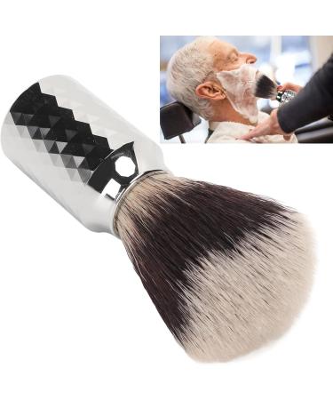 Ankroyu Nylon Foam Beard Brush - Ergonomic Bearing Brush for Men | Soft Alloy Handle for Salons - Ideal for Beards - Buy Online on GoSupps.com