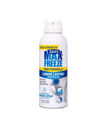 Zim's Max Freeze Pro Formula Spray  3.4 Ounce 3.4 Ounce (Pack of 1)