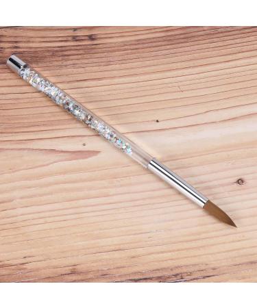 BLASHRD 3Pc Rose Gold Kolinsky Sable Acrylic Nail Brush with Liquid Flow Glitter Nail Art Brush for Nail Art Tool 14 - Buy Online on GoSupps.com