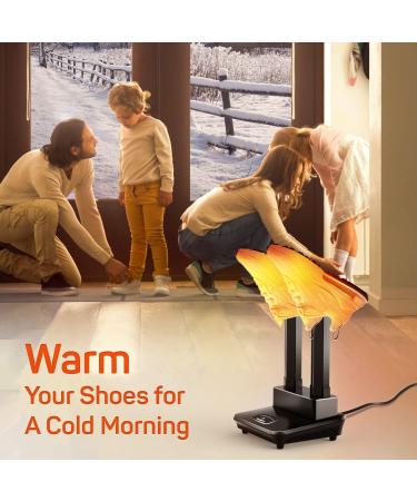 Dr. Prepare Boot Dryer & Warmer with Heat Blower | 6 Timer Settings for Work Boots, Ski Boots, Gloves, Hats, Socks | Adjustable Extension Tubes - Buy Online on GoSupps.com