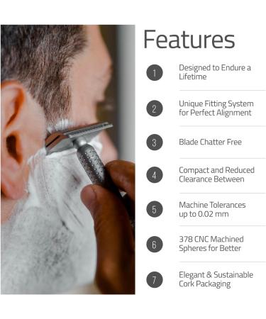 Tatara Masamune Double Edge Safety Razor | Eco-Friendly Stainless Steel | Premium Matte Closed Comb Razor for Superior Shaving - Buy Online on GoSupps.com