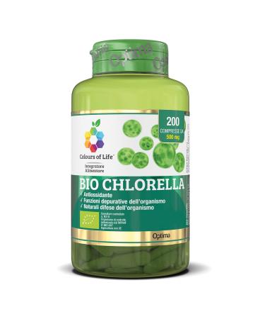 Bio Chlorella - Organic Chlorella Supplement 200 Tablets - Promotes the Purifying Functions of the Body - 100g