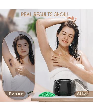 Madors Waxing Kit for Women - Intelligent Wax Warmer + Hard Wax Beads for Home Hair Removal - Buy Online on GoSupps.com