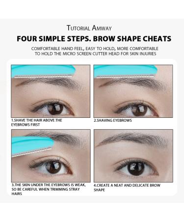 Leikedun 30 PCS Eyebrow Razors & Face Shavers with Bonus Brush - Exfoliating Dermaplaning Tool for Women & Men - Buy Online on GoSupps.com