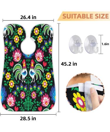 Beard Bib Apron for Men - Waterproof Hair Catcher & Grooming Cape | Non-Stick Beard Trimming Accessory - Buy Online on GoSupps.com