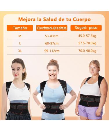 Magnetic Self-Heating Back Support Vest for Pain Relief - Lumbar Support Belt with 108 Magnets - Posture Correction for Men & Women - Winter Warm Thermoo Stock - Available in Large Black - Buy Online on GoSupps.com