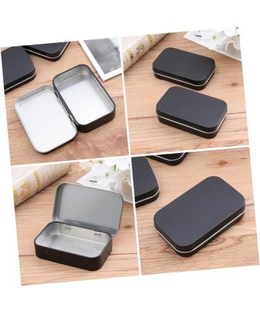 Operitacx 20pcs Box Metal Tin Cans Jewelry Box Travel Tea Household Products Size 3 Black - Buy Online on GoSupps.com