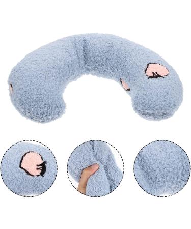 Buy Jognee Pillows for Cats | Soft Fluffy Cat Mint Toys | U-Shaped Plush Pillows for Sleep & Play (Blue) - Buy Online on GoSupps.com