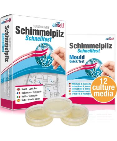 Mold Test Kit for Up to 12 Rooms Rapid Indoor Mold Contamination Testing - Buy Online on GoSupps.com