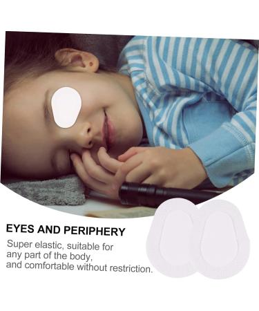 FRCOLOR 12 Pairs Eye Patch Body Blindfolds for Adults Eyepatch for Molded Eye Shade Night Eyeshade Kids Eye Mask Sticker Eye White Non-Woven Fabric Travel Soothing - Buy Online on GoSupps.com