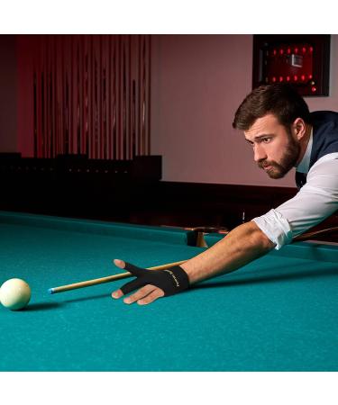 Junkin 15 Pcs 3 Fingers Elastic Billiard Pool Gloves - For Women and Men Left Hand - Buy Online on GoSupps.com