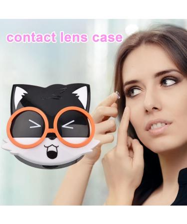 THAELY Eye Contact Case - Portable Contact Glasses Storage Holder Box - Eye Contact Lens Accessories Contact Lens Care Products for Daily Use and Outdoor - Buy Online on GoSupps.com