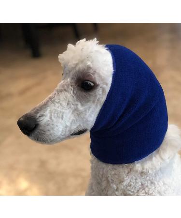 Pet Hoodz for Dog Anxiety | Calming Ear Protection & Fur Care - X-Large Hooded Sweater in Gray Black Blue - Buy Online on GoSupps.com