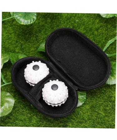 GLEAVI Toy Decompression Ball - White Stress Relief Massage Ball 7.36x3.56cm | Pressure Release & Stress Reliever for Relaxation - Buy Online on GoSupps.com
