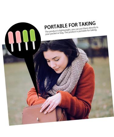 DOITOOL 16 Pcs Ice Cream Chew Stick Mouthguard with Grip Handles - Jaw Training Teether Chewies for Teeth Guard Fixing Stick - Snack Assorted Color - Buy Online on GoSupps.com