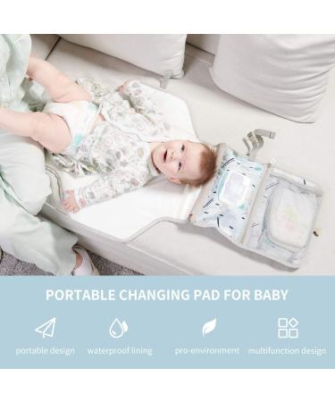 SUNVENO Changing Mats Portable Small Changing Bag for On-the-Go Parents (Blue) - Buy Online on GoSupps.com