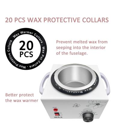 Professional Electric Wax Warmer for Hair Removal - Adjustable Temperature Set, Large Pot for Body & Facial Spa, Includes 50 Wax Sticks & 20 Collars - Ideal for Salon Use - Buy Online on GoSupps.com