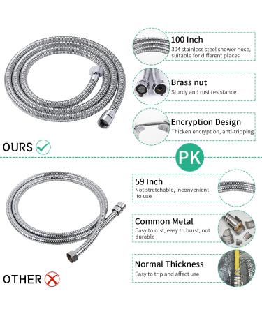 Shower Enema Kit - 100 Inch Hose Water Control Valve & Diverter | Colonic Douche System for Men & Women - Buy Online on GoSupps.com