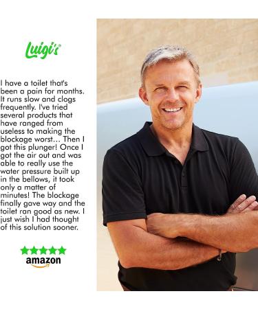 Luigi's Toilet Plunger | The World's Best Unblocker | Snake Design Bathroom Plungers | Clog & Blockage Remover - Buy Online on GoSupps.com