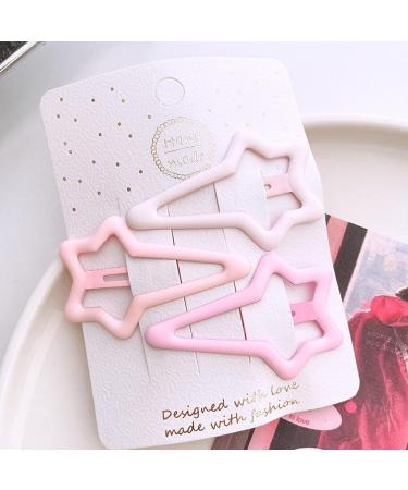 KODASW 15pcs Simple Style Star Heart Hair Clips Metal Hair Clips Pins Hairpin Hair Barrette Pins Birthday Gift for Little Girl metal - Buy Online on GoSupps.com