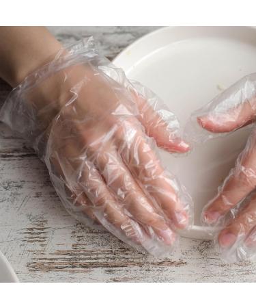 POPETPOP Gloves and Foot Covers Set 100 Booties 100 Gloves with 200 Adhesive Stickers for Foot Pedicure Hot Spa Wax Treatment - Buy Online on GoSupps.com