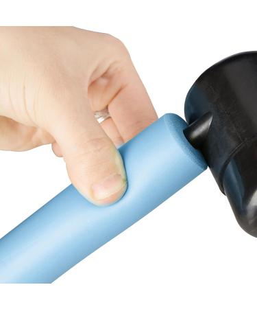 Relaxdays Thigh Trainer - Multifunctional Home Fitness Equipment for Legs & Arms - Light Blue Adductor & Leg Press - Buy Online on GoSupps.com