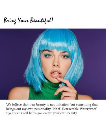 Nabi Retractable Waterproof Eyeliner Pencil - 12pcs Set in Dark Black Brown - Long Lasting & Fade Resistant Formula - Quick Makeup Remover | Beauty Spot - Buy Online on GoSupps.com