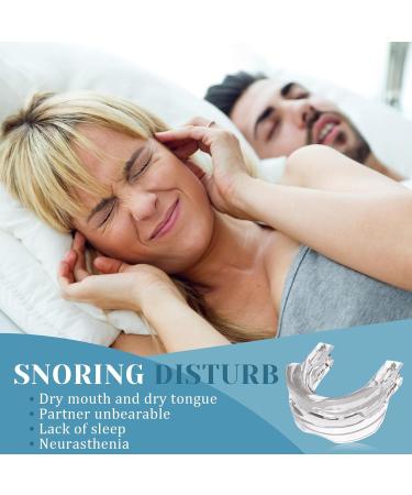 2 Piece Anti-Snoring Mouthpiece & Teeth Grinding Bite Track - Sleep Better with Snoring Stopper & Mouth Protection - Buy Online on GoSupps.com