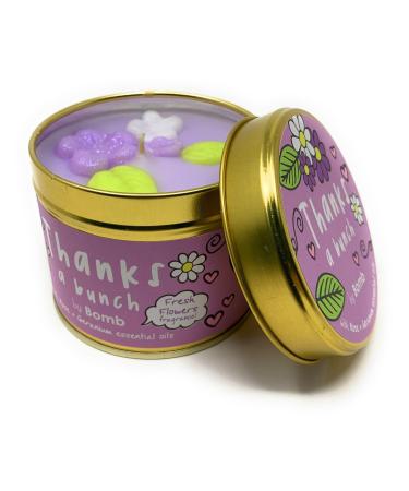 Bomb Cosmetics candle - thanks to a bouquet