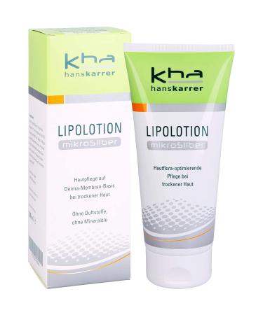 Buy Hanskarrer Lipolotion Microsilver 200ml - Nourishing Lotion for All Skin Types | International Shipping Available - Buy Online on GoSupps.com