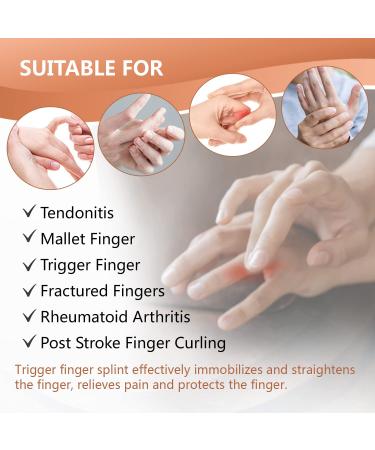 Adjustable Two Finger Splint for Trigger Finger & Hand Support - Small/Medium - Buy Online on GoSupps.com