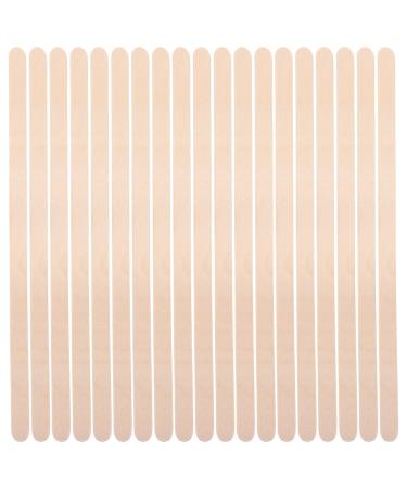 Patkaw 100 pieces wooden wax stick wood wax spatula Applajen hair removal wooden trade chopsticks for body legs lips nose facial treatment